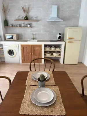 Una cocina o zona de cocina en Casa Mariquilla