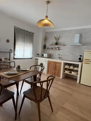 Una cocina o zona de cocina en Casa Mariquilla