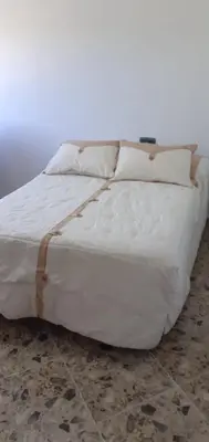 Cama o camas de una habitación en Cortijo Rural Buenavista Montefrio
