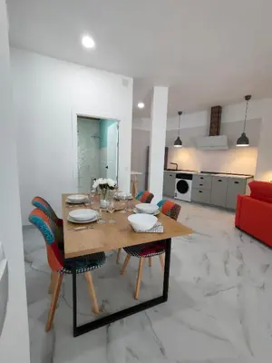Una cocina o zona de cocina en Estudio céntrico, a pie de calle