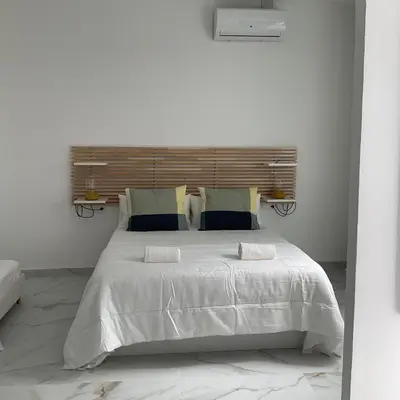 Cama o camas de una habitación en Estudio céntrico, a pie de calle