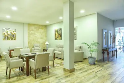 Zona de estar de Hostal Garlu
