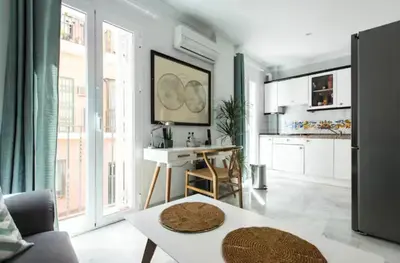 Una cocina o zona de cocina en Apartamento en Sevilla centro