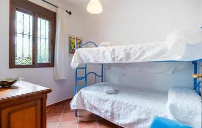 Cama o camas de una habitación en Awesome Home In Periana