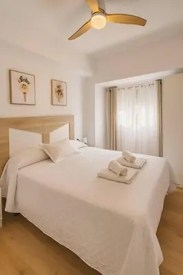 Cama o camas de una habitación en Alojamiento Baeza - Leones 9B