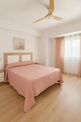 Cama o camas de una habitación en Alojamiento Baeza - Leones 9B