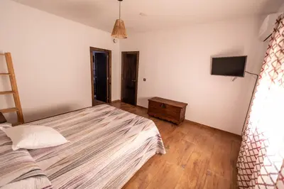 Cama o camas de una habitación en Villa Ortega Alba