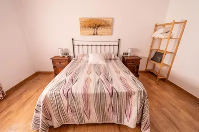 Cama o camas de una habitación en Villa Ortega Alba