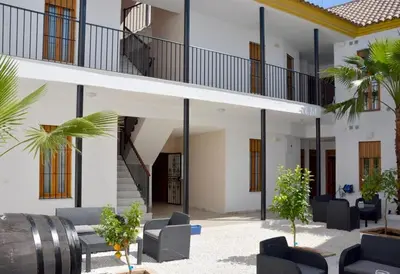 Zona de estar de CASA PATIO LAS PALMERAs 7 y 8