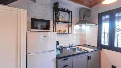 Una cocina o zona de cocina en Bajo la Alcazaba Setenil de las Bodegas by Ruralidays