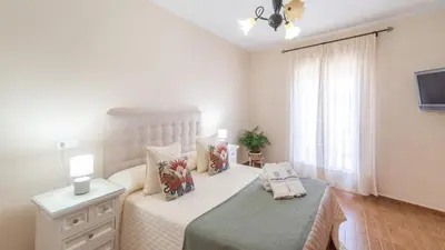 Cama o camas de una habitación en Casa Abril by Ruralidays