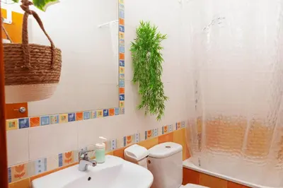Un baño de Aire Hostal en Los Alcores