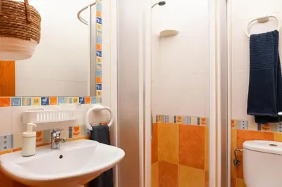 Un baño de Aire Hostal en Los Alcores