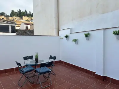 Un balcón o terraza de Ático Encarnación centro terraza y parking