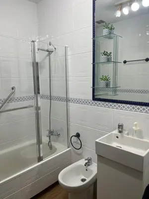 Un baño de Ático Encarnación centro terraza y parking
