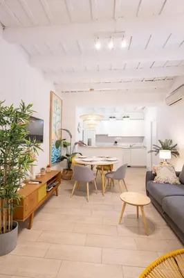 Zona de estar de Alcazares Deluxe Suite by Valcambre