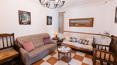 Zona de estar de Casa de Mis Dos Gitanillas Villafranca de Córdoba by Ruralidays