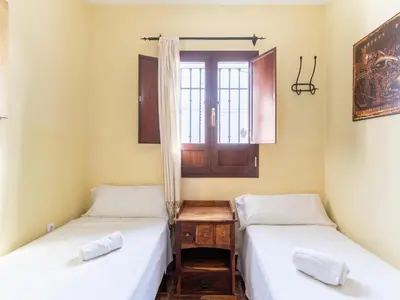 Cama o camas de una habitación en Studio in Spain with Private Pool and Garden