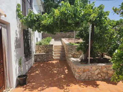 Jardín al aire libre en Casa rural Las Canales - Iznájar