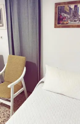 Cama o camas de una habitación en Apartamento en sevilla con encanto y muy bien ubicado