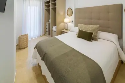 Cama o camas de una habitación en Apartamento Plaza Emilio Luque 5