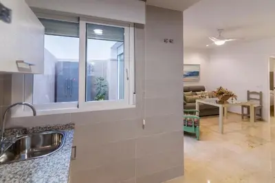 Una cocina o zona de cocina en Apartamento Plaza Emilio Luque 5
