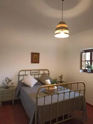 Cama o camas de una habitación en Finca Los Aguilares