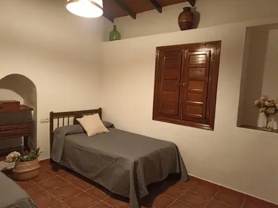 Cama o camas de una habitación en Finca Los Aguilares