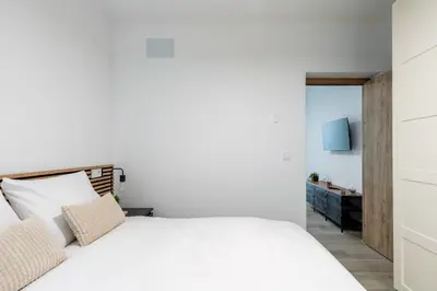 Cama o camas de una habitación en Pesquera Suites