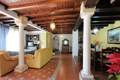 Zona de estar de Casa Carmela
