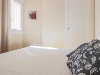 Cama o camas de una habitación en 2 Dorm Elegante en la Sevilla más autentica