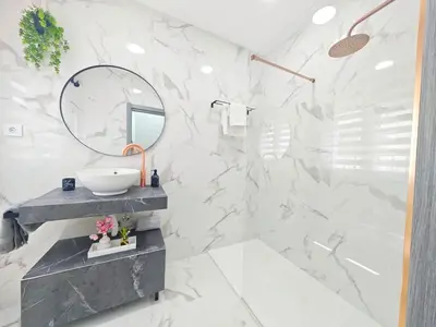 Un baño de Casa boutique premium con diseño de autor y confort