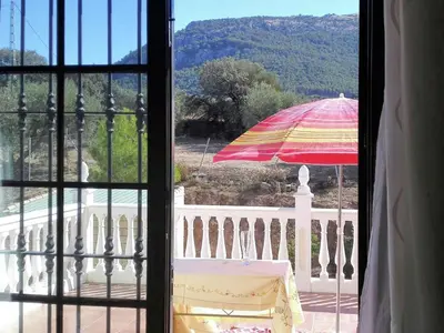 Vista general de una montaña o vista desde la villa