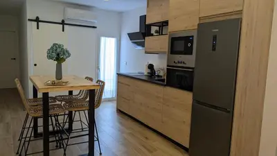 Una cocina o zona de cocina en Suite con jacuzzi y chimenea en Torredonjimeno - La suite de Don Ximeno