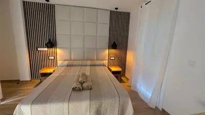 Cama o camas de una habitación en Suite con jacuzzi y chimenea en Torredonjimeno - La suite de Don Ximeno