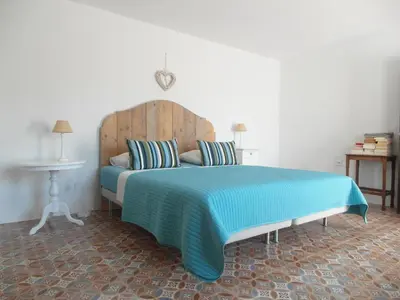 Cama o camas de una habitación en Casa el Chorro