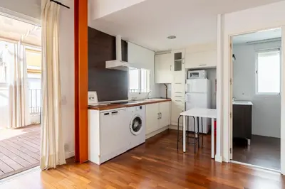 Una cocina o zona de cocina en Veoapartment Alhóndiga Ático