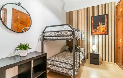 Cama o camas de una habitación en Casa La Estacion