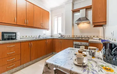 Una cocina o zona de cocina en Casa La Estacion
