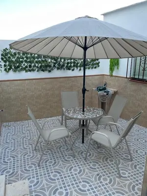Un patio o zona al aire libre en Casa La Estación