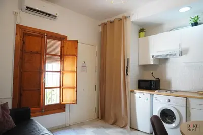 Una cocina o zona de cocina en San Luis Apartment