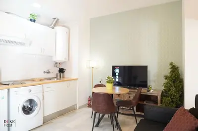 Una cocina o zona de cocina en San Luis Apartment