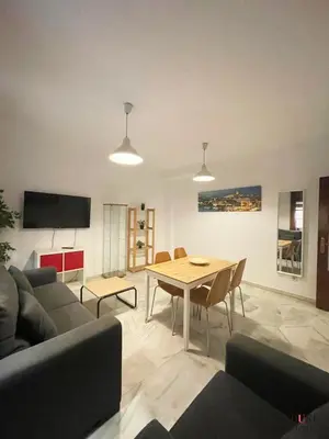 Una televisión o centro de entretenimiento en Alameda Apartments - Bajo