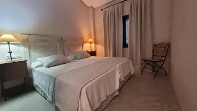 Cama o camas de una habitación en El Garrotal de Medina