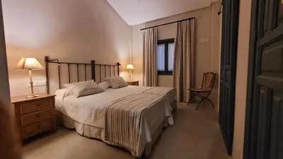Cama o camas de una habitación en El Garrotal de Medina