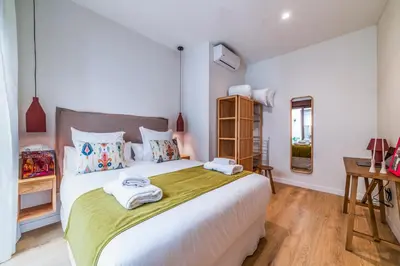 Cama o camas de una habitación en Los Patios de Feria - Lavanda