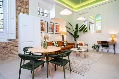 Zona de estar de Genteel Home Boteros