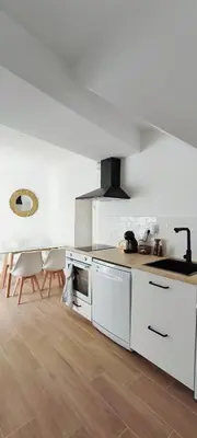 Una cocina o zona de cocina en La Casita de la Alcazaba