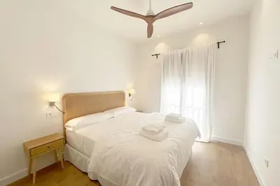 Cama o camas de una habitación en Hacienda Los Manchones