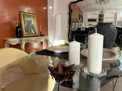 Zona de estar de La Casa de Claudio Marcelo